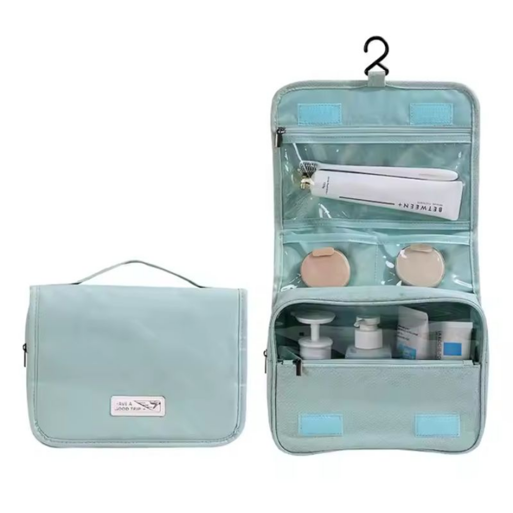 Cosmetiquera Tokio Visible menta organizador cosméticos viaje 24x10x18cm - Picky Club