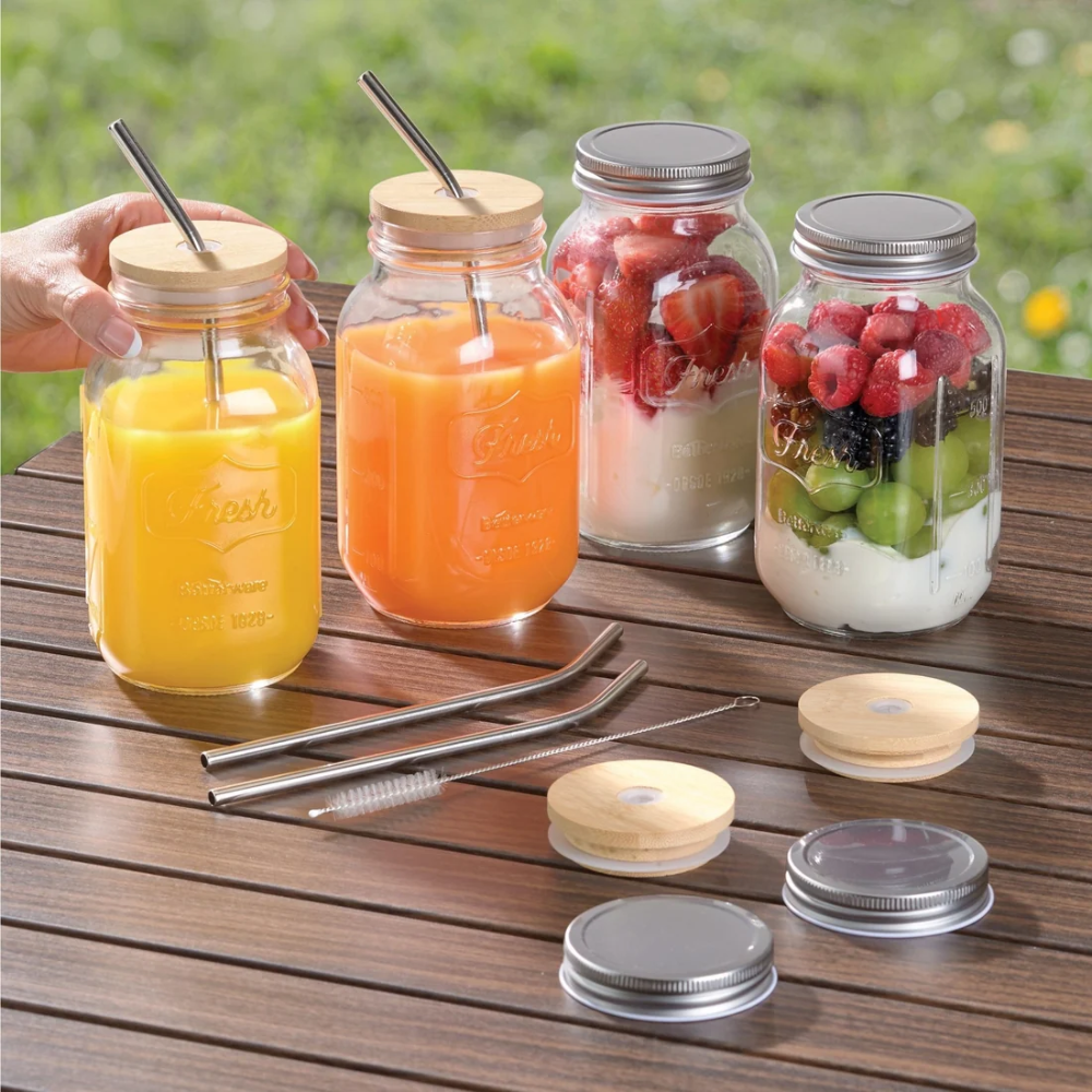 Cocina - Set Tarros Bambú