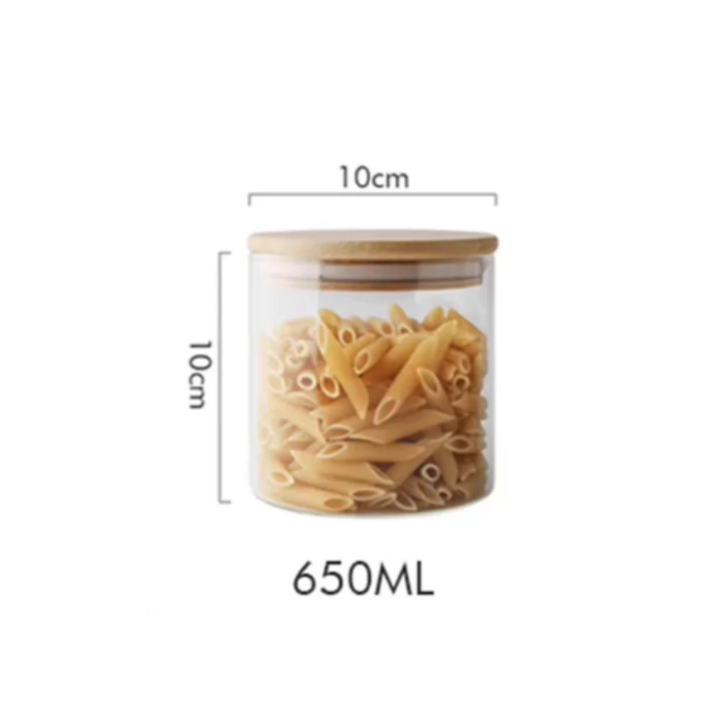 Bambu - Contenedor de Vidrio XS de 10*10.5 cm