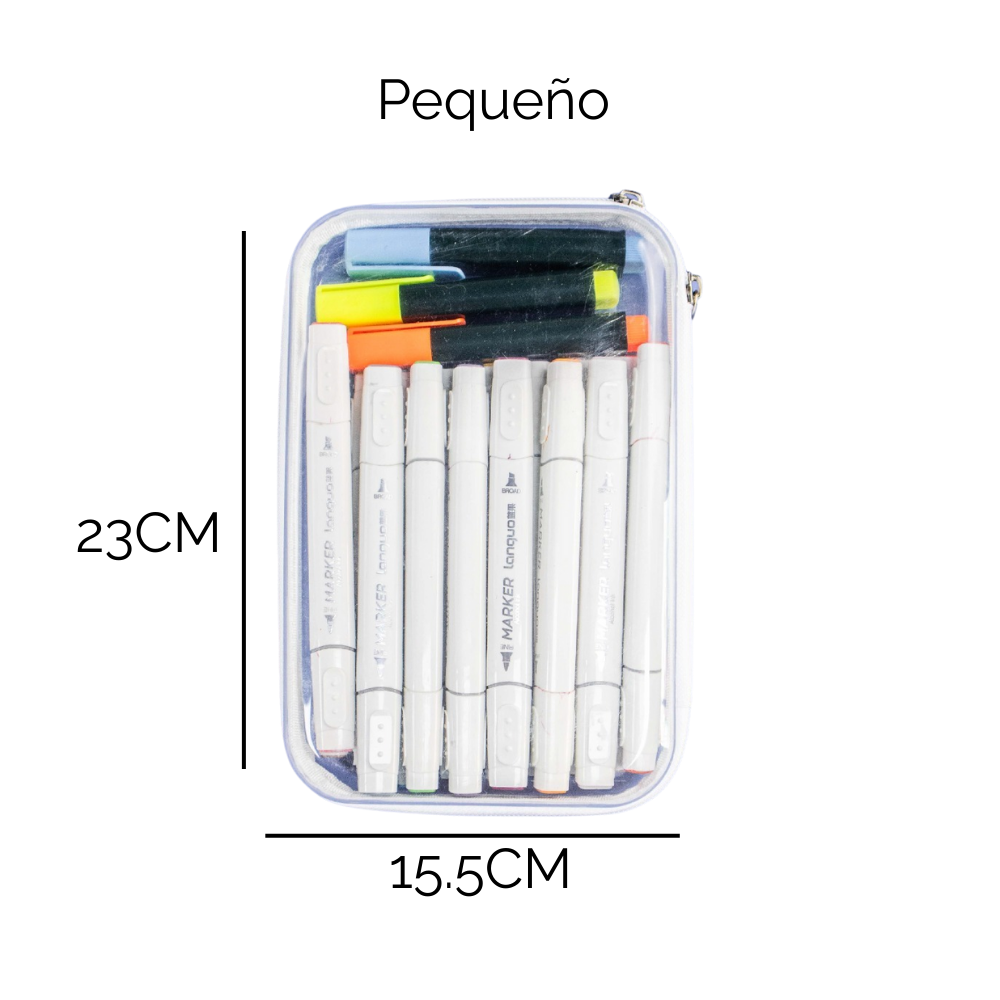Organización - Zip Bag Pequeña - Organizador con Zipper transparente