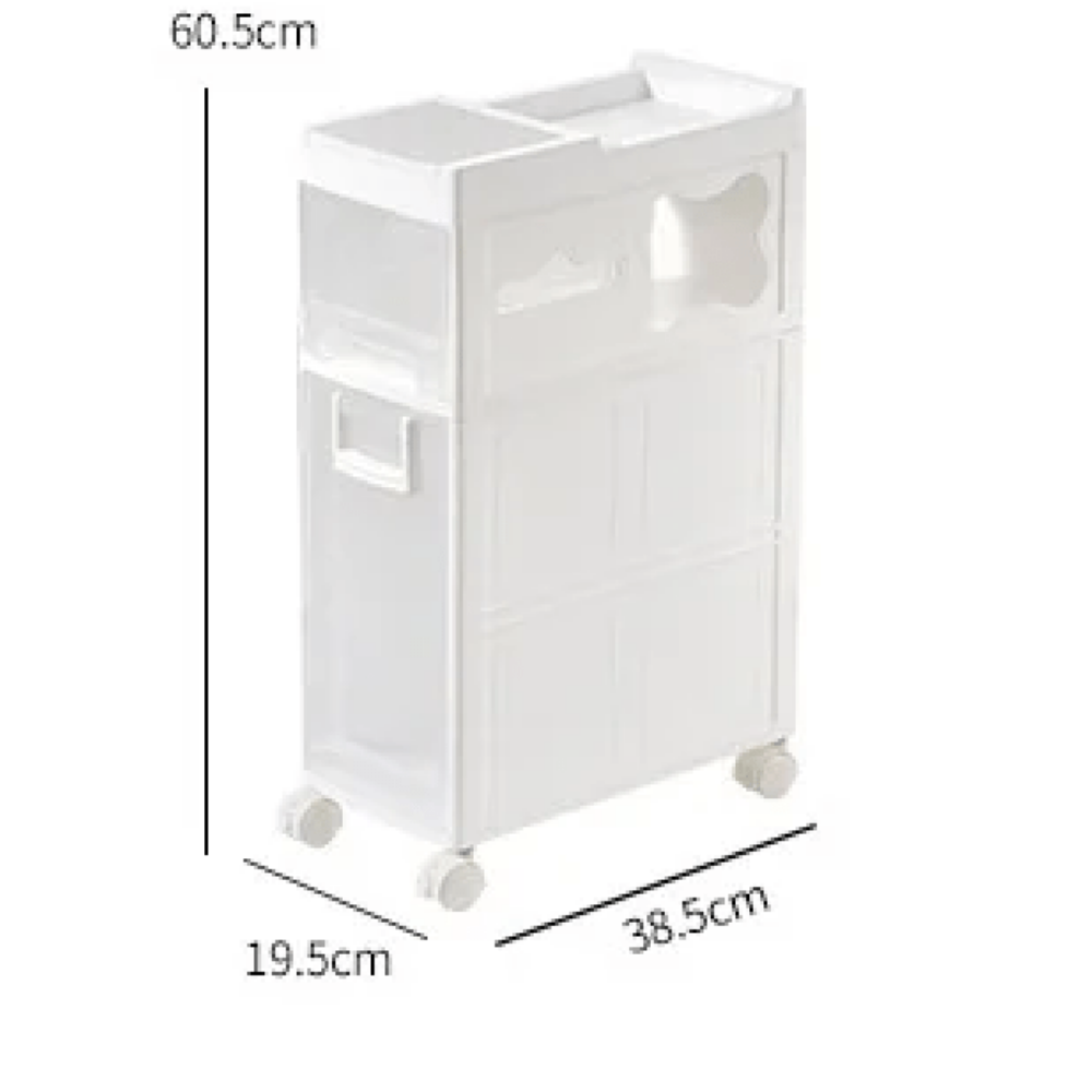 Trolly - Organizador de baño con rodos