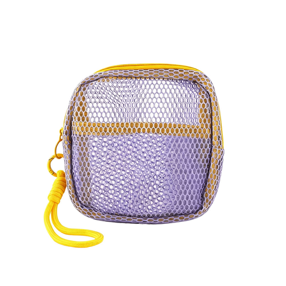 COSMETIQUERA - Mini Bolsa Mesh Cady Para organizar cosméticos o Cables
