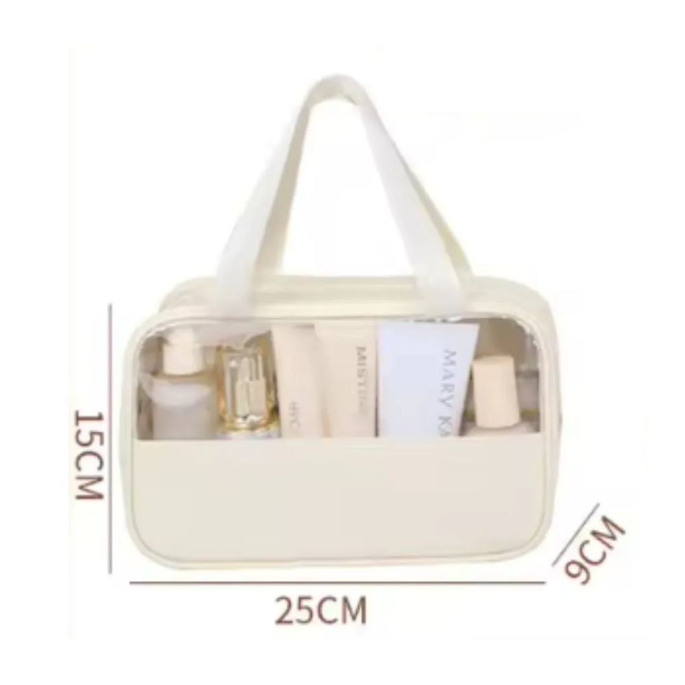 Cosmetiquera - Washbag beige mini