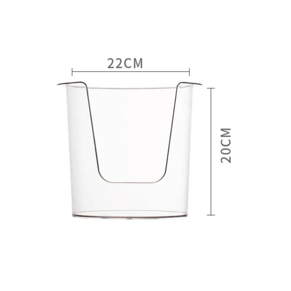 Alacena - Organizador de platos transparente alto