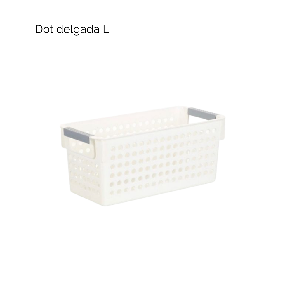 Closet - Canasta dot delgada tamaño grande
