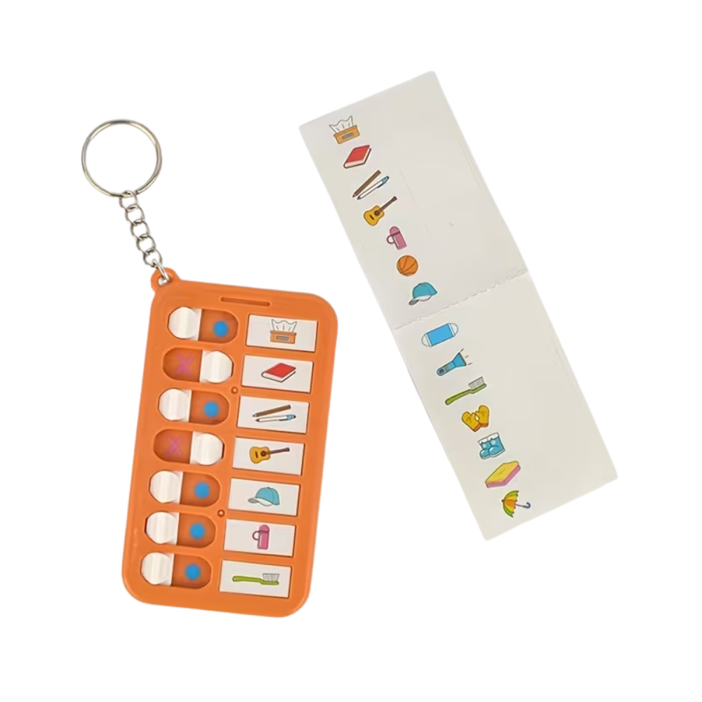 Tabla de Actividades Mini Montessori Portátil | Juguete Sensorial Niños Guatemala