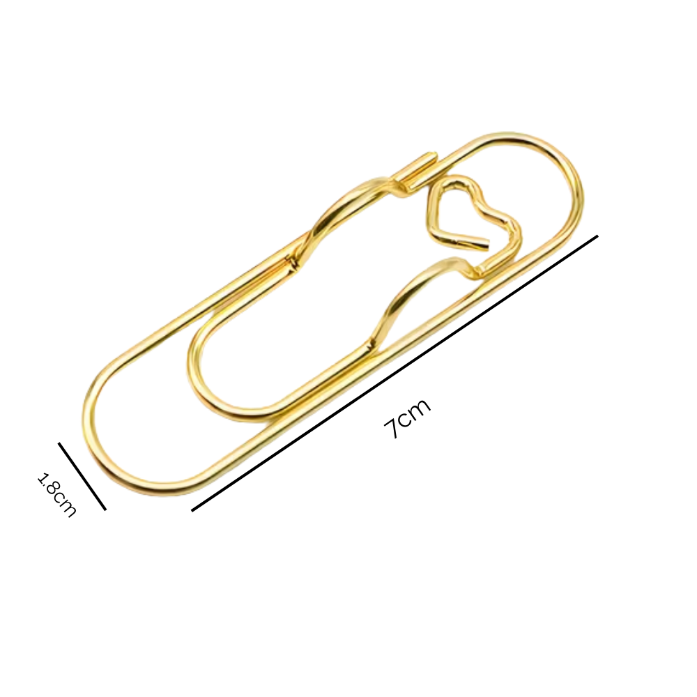 Oficina- Clip de Metal Para Boligrafo