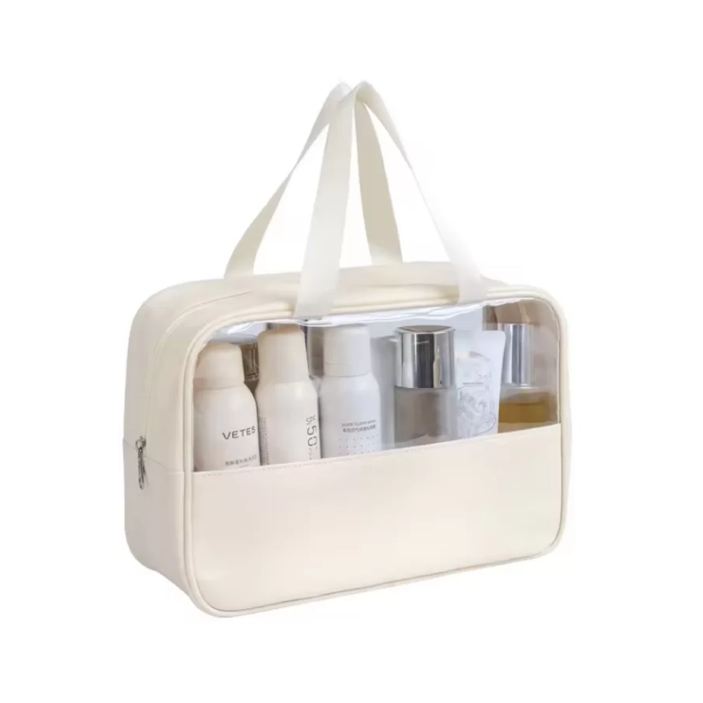 Cosmetiquera - Washbag beige mini