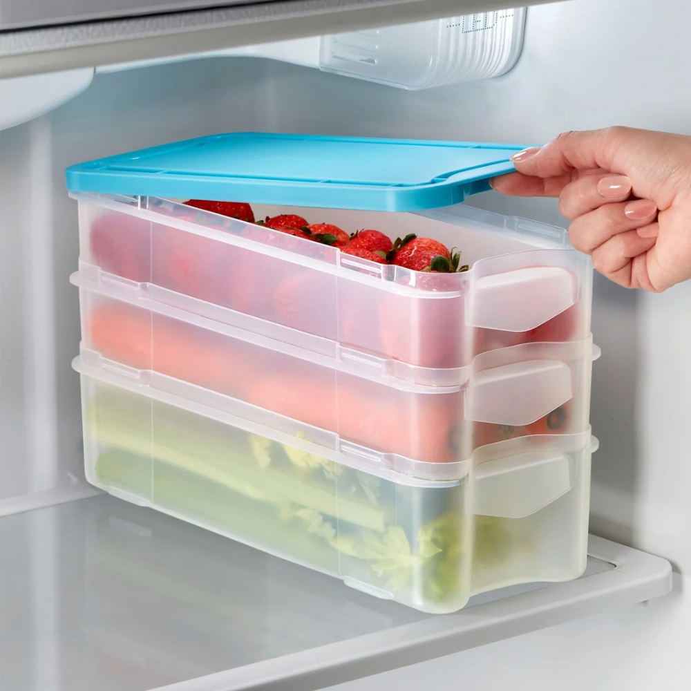 Refrigeradora - Organizador de tres compartimientos