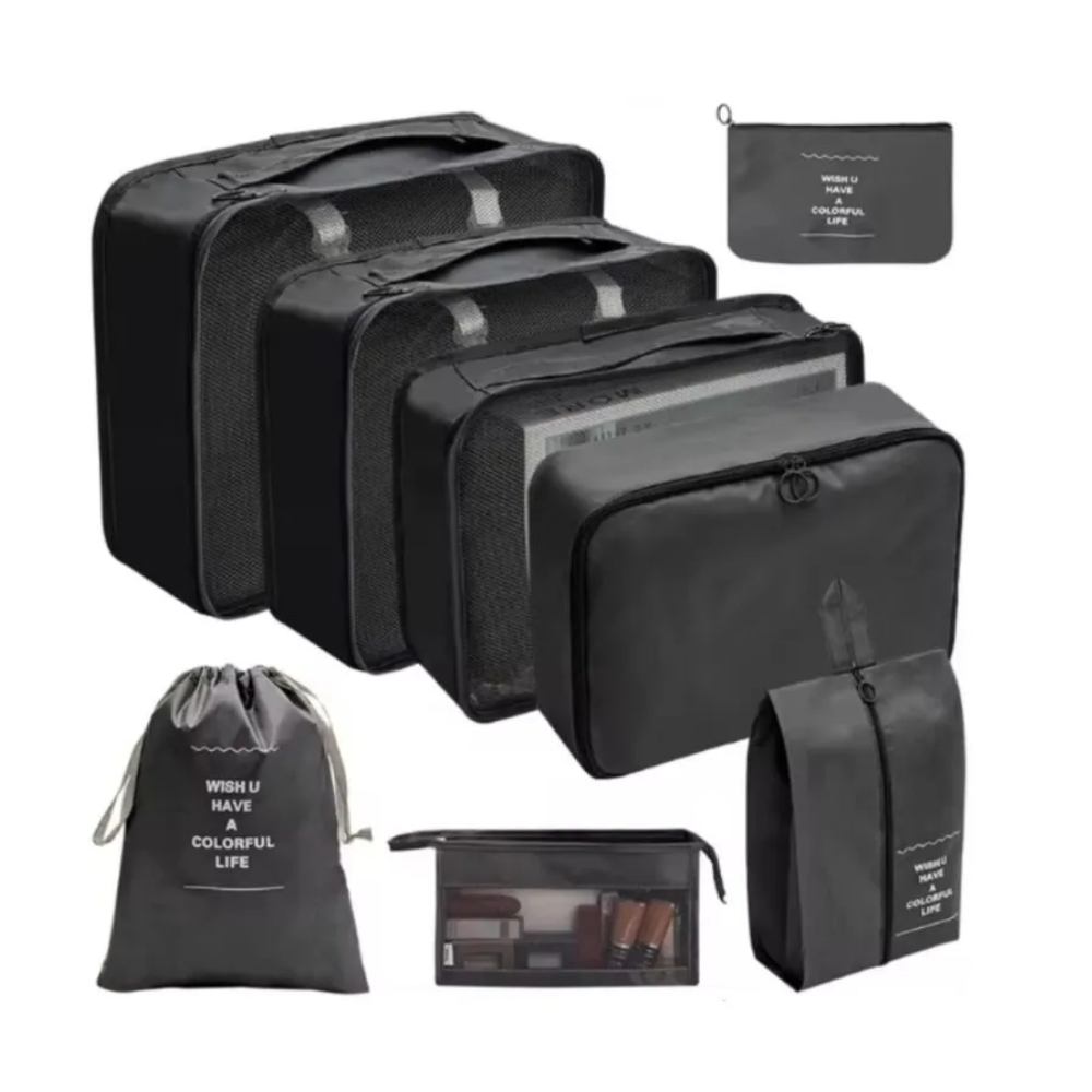 Viaje - Kit de 8 bolsas para viaje