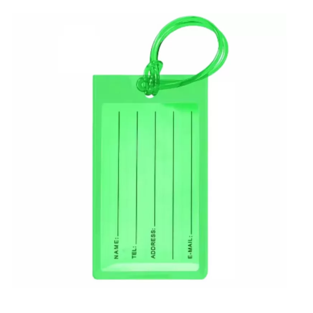 Viaje - IDENTIFICADORES DE PVC NEON GREEN