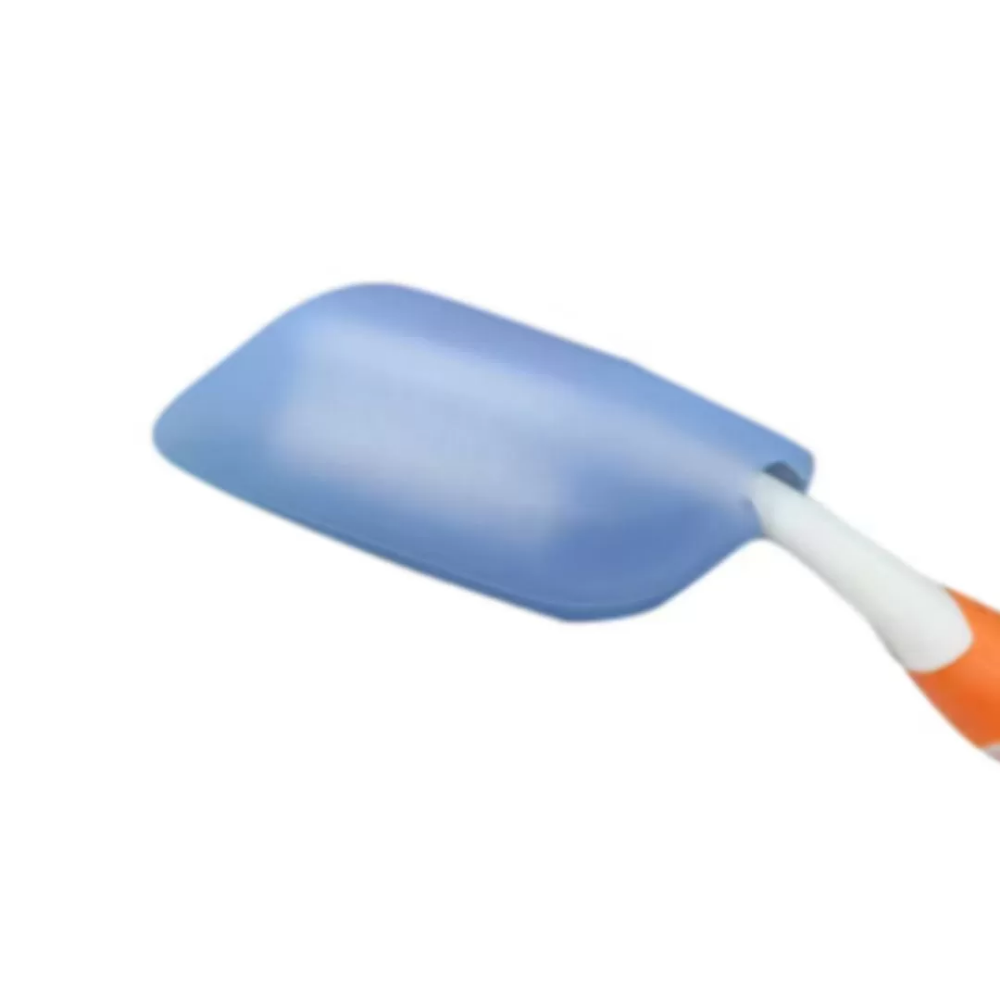 Protector goma silicona azul para cepillo dental viaje - Picky Club Guatemala