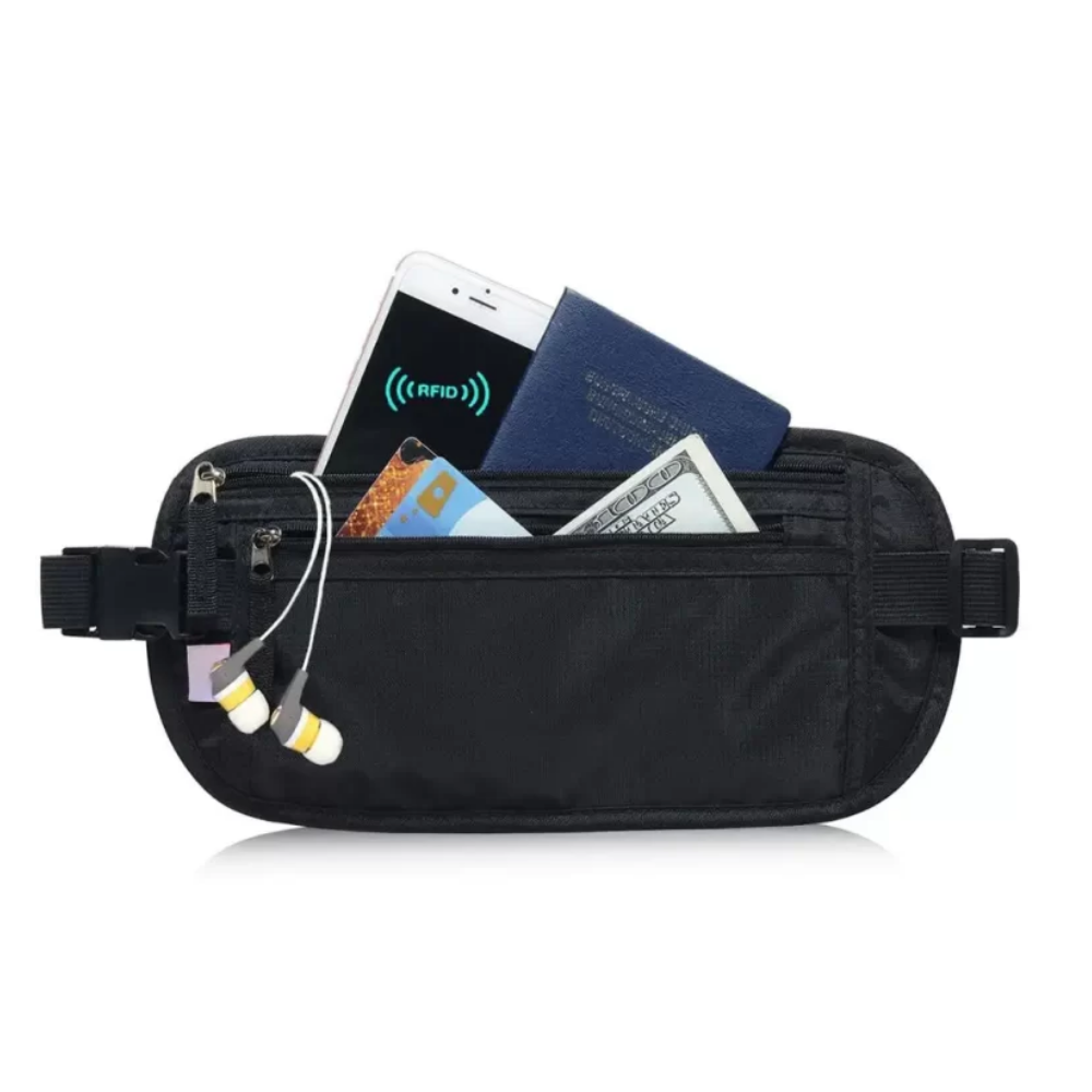 Viaje - BOLSA DE CINTURA OCULTA NEGRO