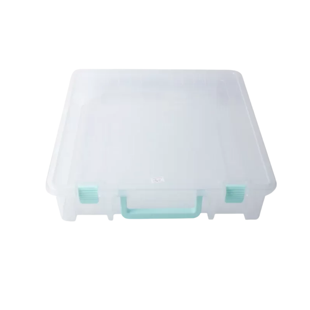 Manualidades - Caja de Manualidades y Arte – Práctico y Transparente Grande