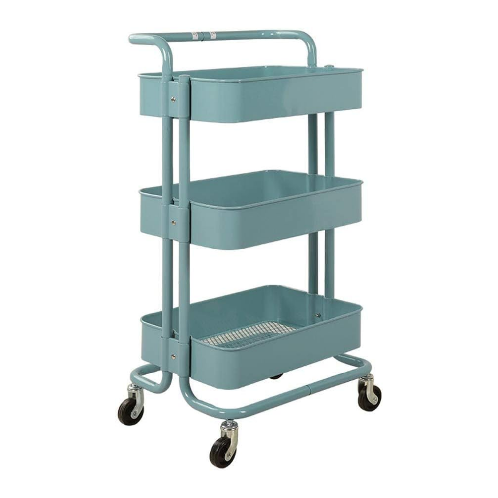 Trolly - ORGANIZADOR CON RODOS TROLLY TURQUESA