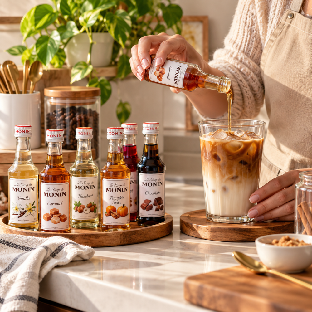 Coffee Station - Jarabes Monin de 50 ml - Varios Sabores