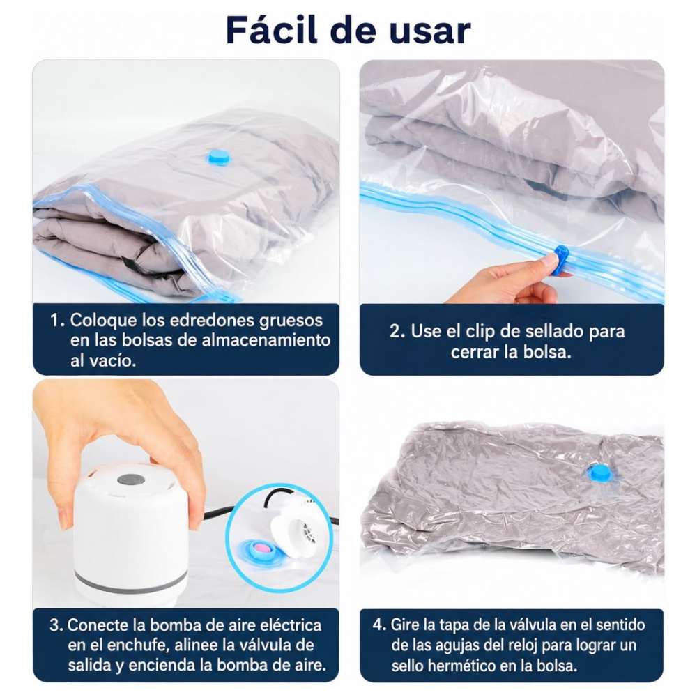 VIAJE - Compresor Eléctrico para Bolsas de Compresión