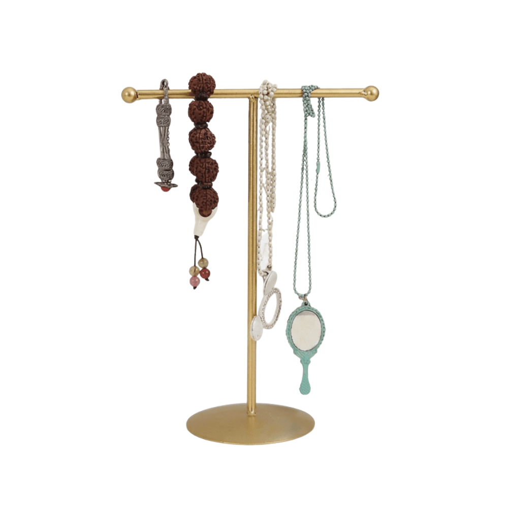 Joyeros - Base de Metal Dorada para Collares