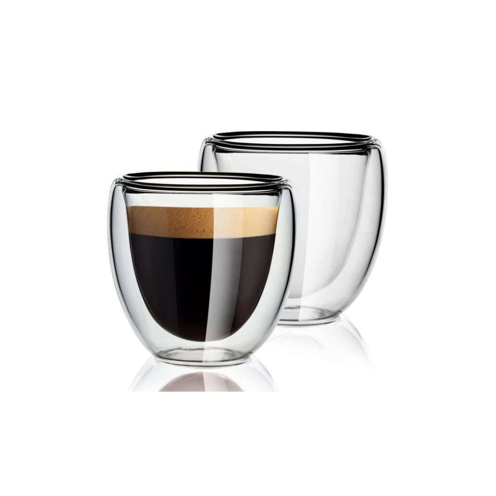 Vidrio - Taza doble fondo de 3 onz