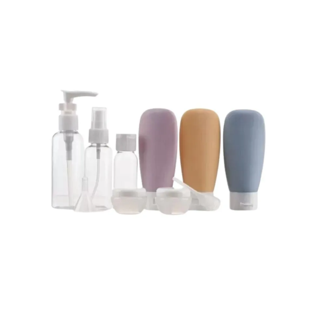 VIAJE - Set de 11 botes para cremas y cosméticos