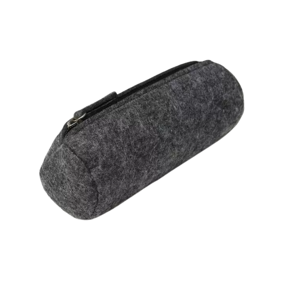Oficinas - Porta lápices de felpa gris oscuro