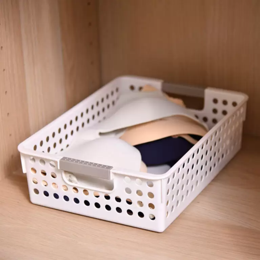Closet - Canasta dot baja tamaño mediana