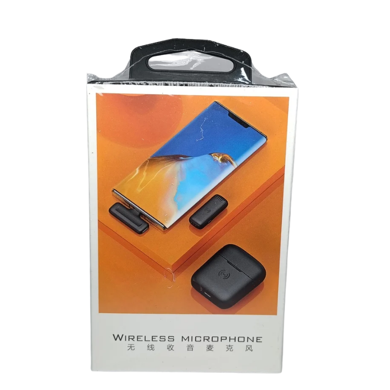 Tecnologia - Microfono inalambrico con estuche para iphone