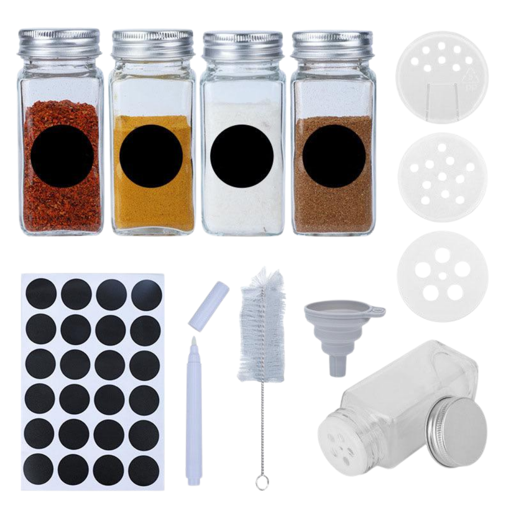 Cocina - Kit de 12 botes para especias