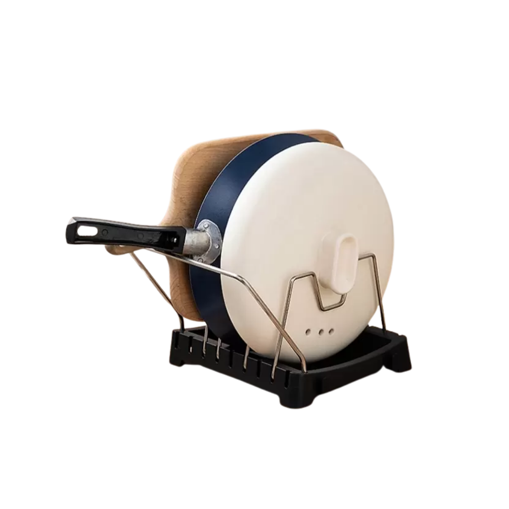 Cocina - Rack para sartenes y tapaderas negro