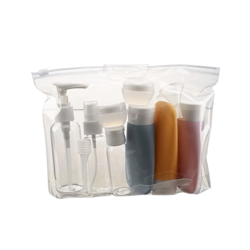 VIAJE - Set de 11 botes para cremas y cosméticos