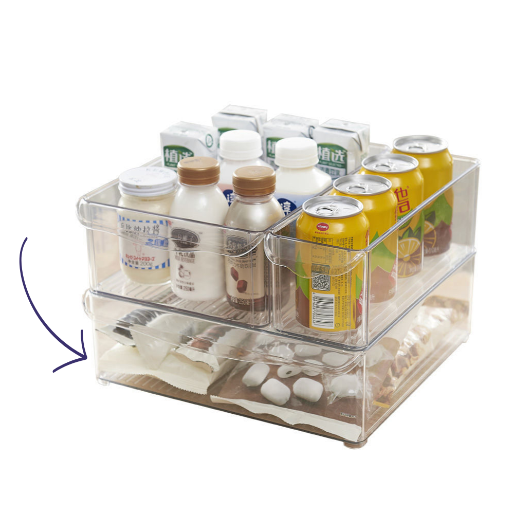 Refrigeradora - Contenedores transparentes con tapadera 103 M