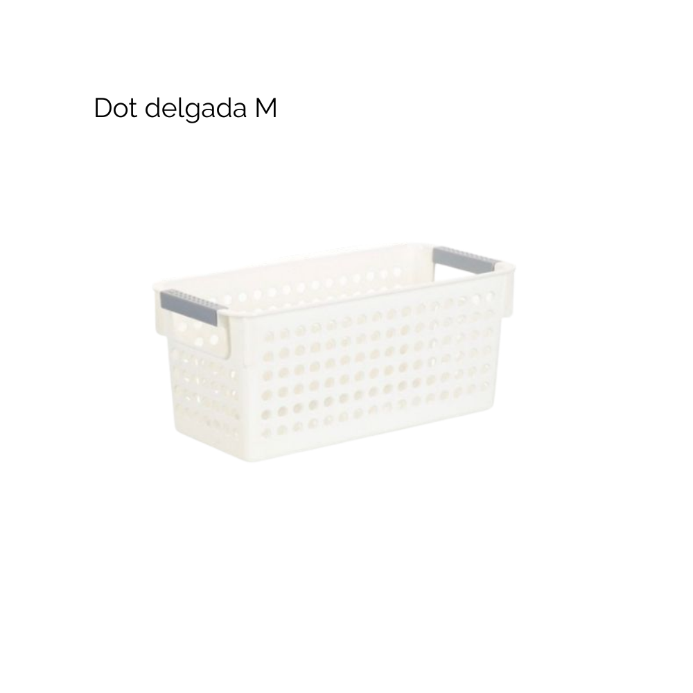 Closet - Canasta dot delgada tamaño mediana