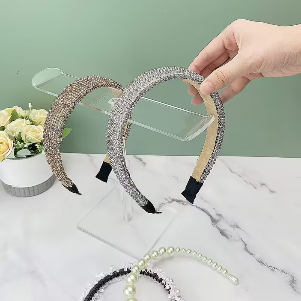 Organizador de Diademas Tipo T | Exhibidor Accesorios Pelo Guatemala