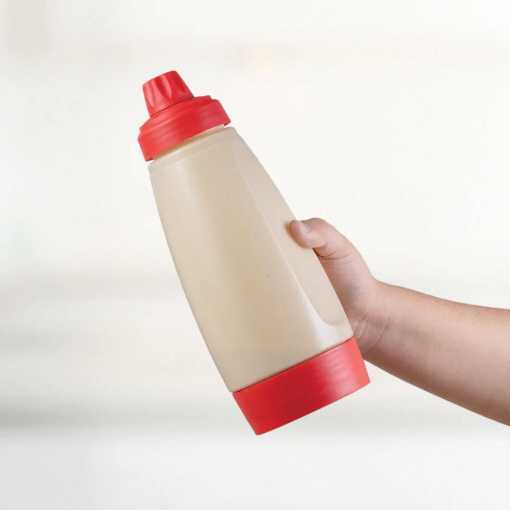 Cocina - Bote de Plastico Para Hacer Masa de Panqueques de 1 Litro