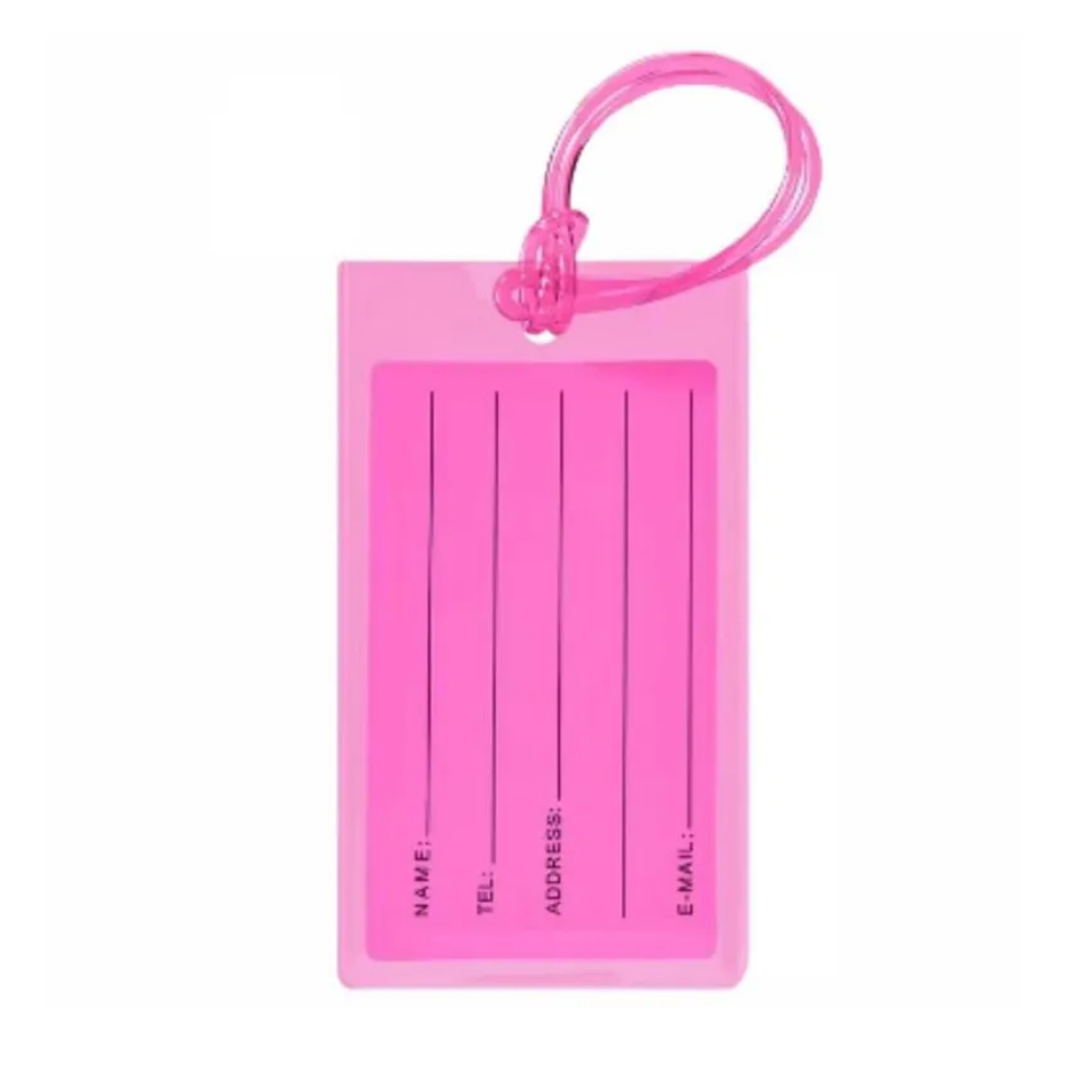 Viaje - IDENTIFICADORES DE PVC NEON PINK