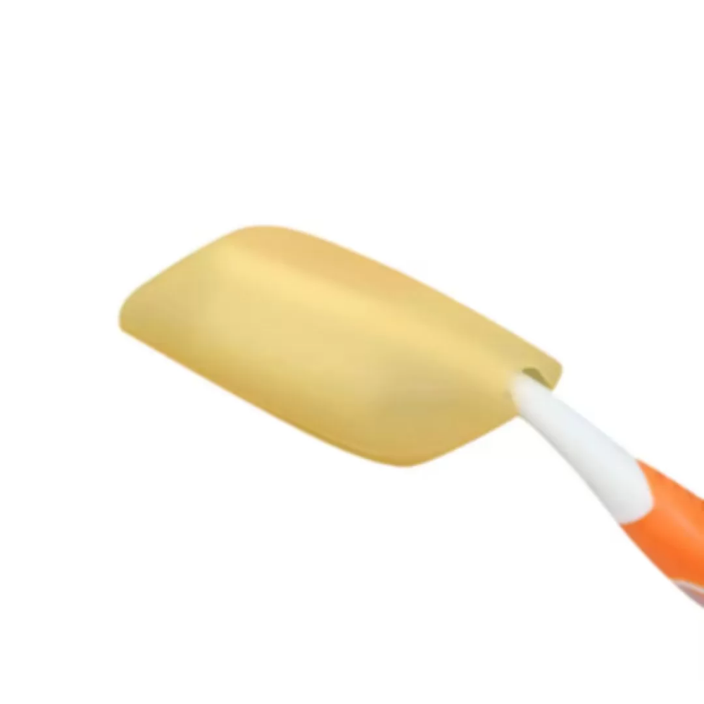 Protector goma silicona amarillo para cepillo dental viaje - Picky Club Guatemala