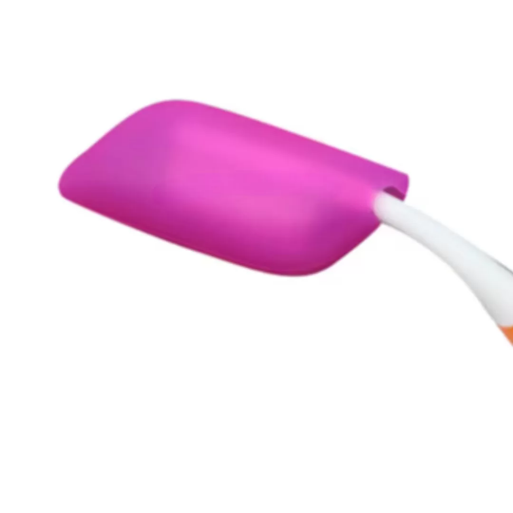 Protector goma silicona rosado para cepillo dental viaje - Picky Club Guatemala