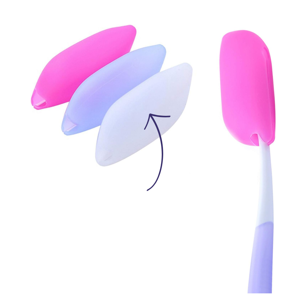 Viaje - PROTECTOR DE GOMA PARA CEPILLOS WHITE