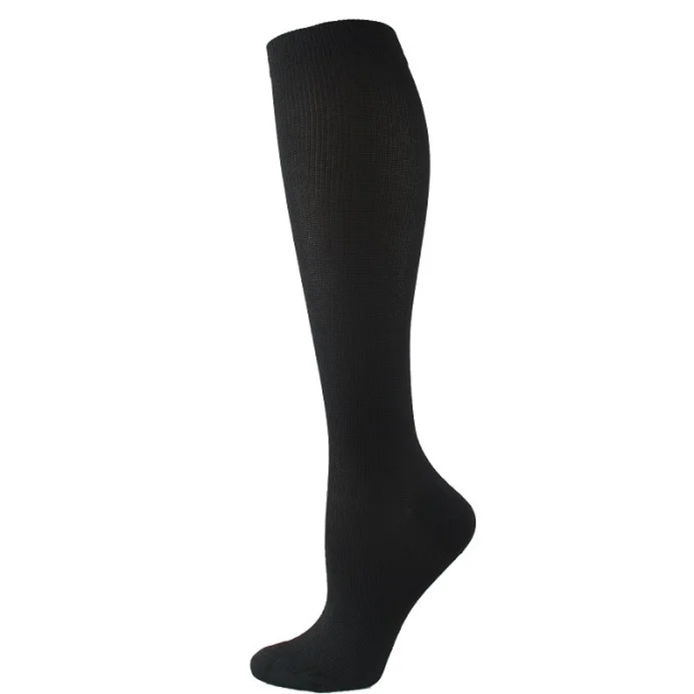 Medias de Compresión Alta Elasticidad Talla M | Negro y Beige Guatemala