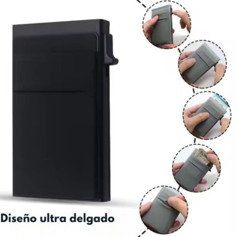 Tecnologia - Porta Tarjetas De Alimunio