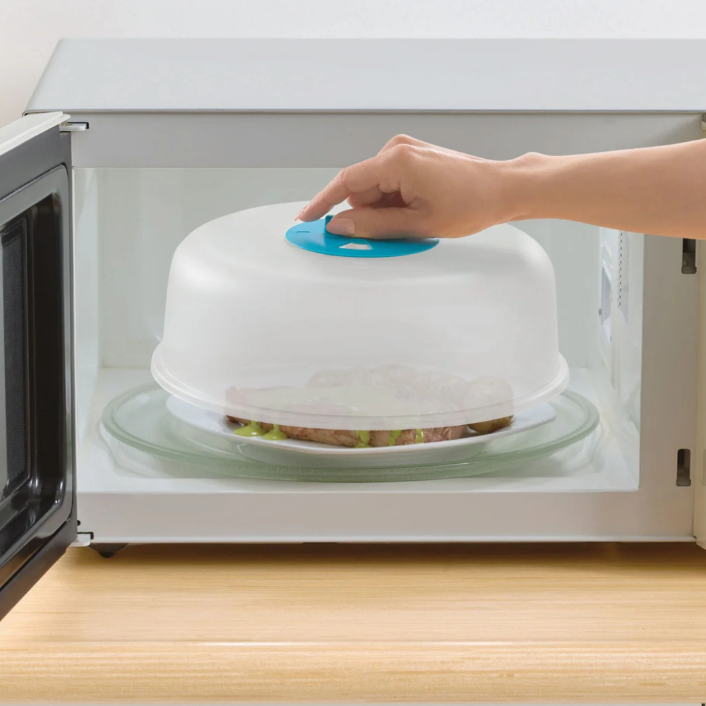 Tapa Antisalpicaduras Microondas | Protector Alimentos Cocina Guatemala
