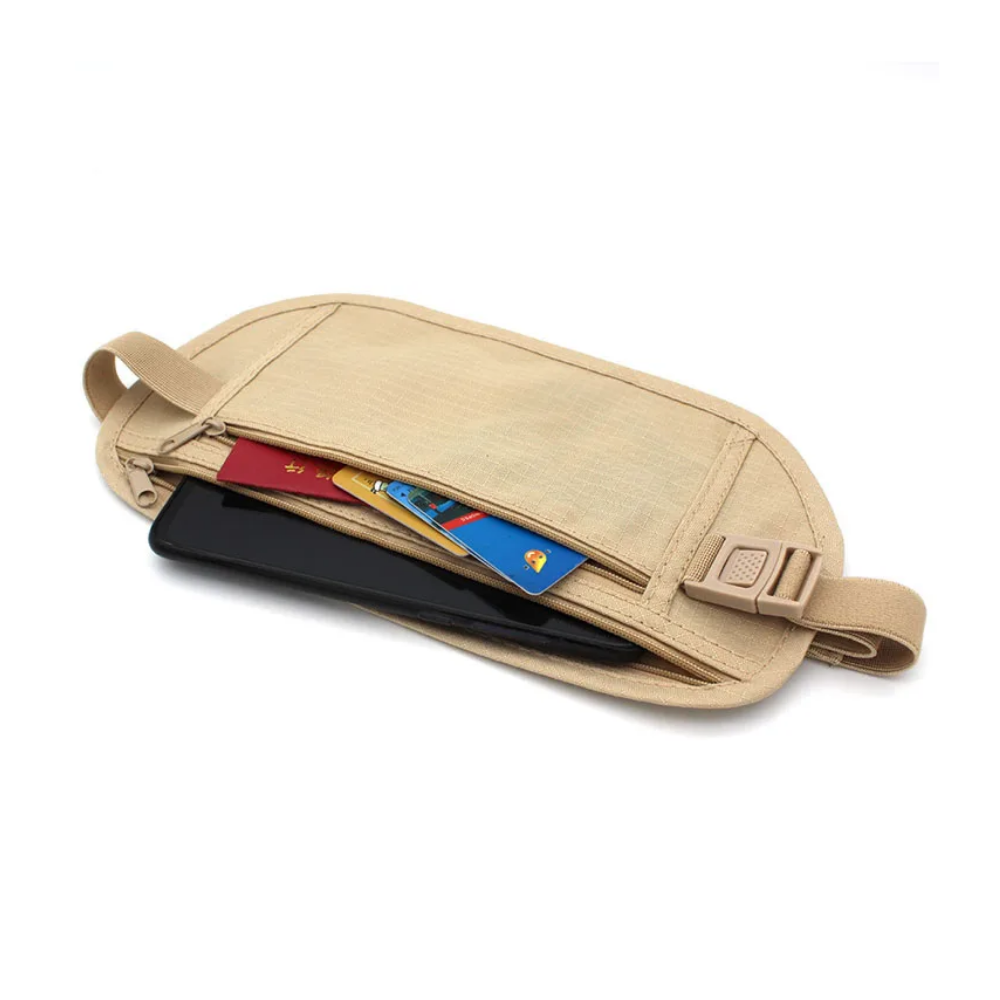 Viaje - BOLSA DE CINTURA OCULTA BEIGE