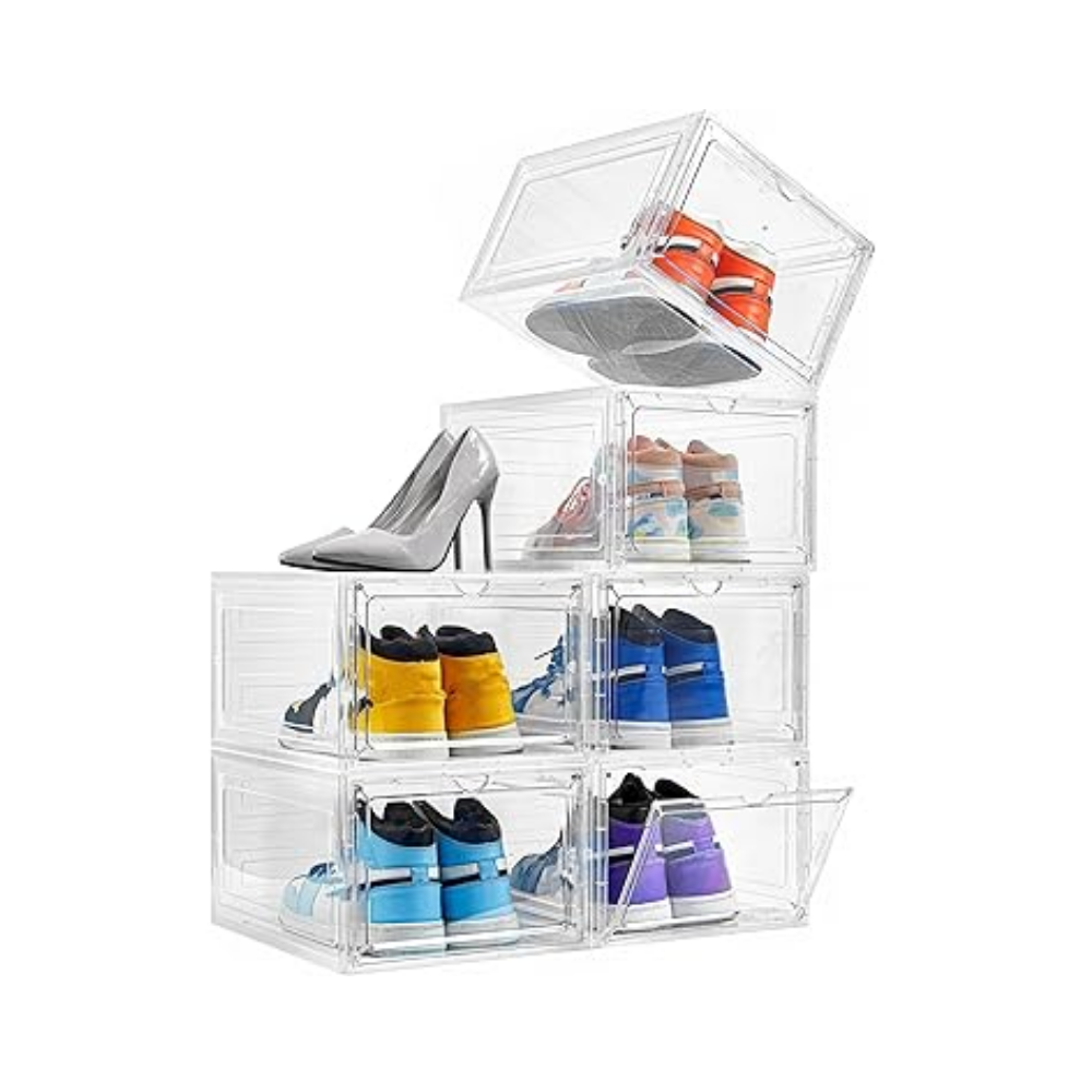 Closet - CAJA DE ZAPATOS ALTA TRANSPARENTE