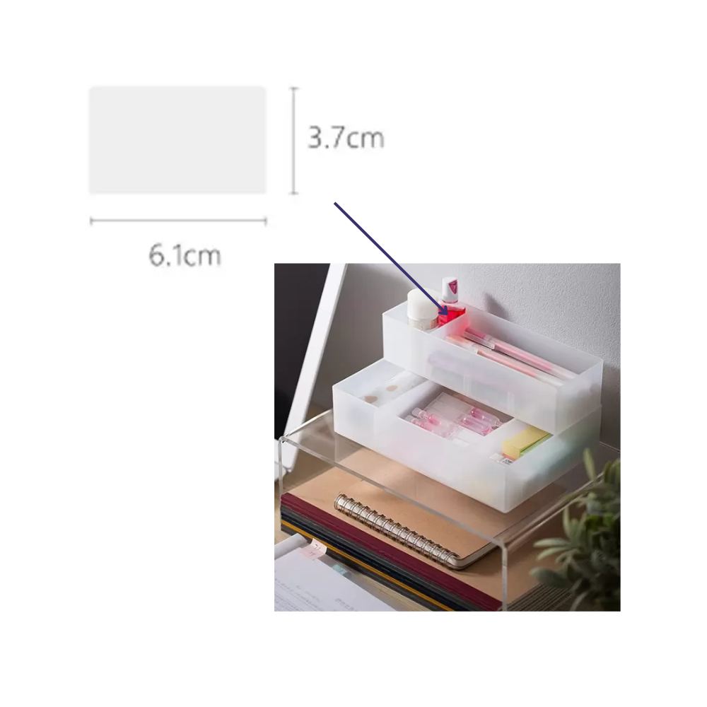 Oficinas - División para caja multiusos tamaño S