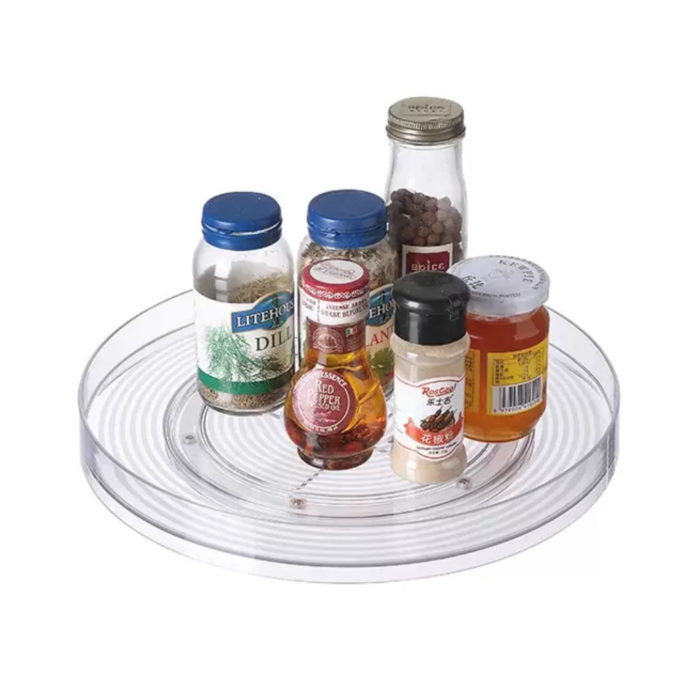 Acrilico - Giratorio bajo transparente grande