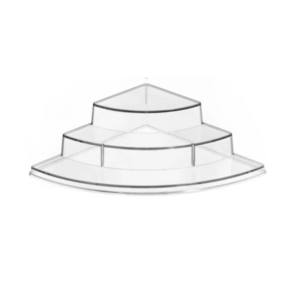 Acrilico - Organizador Home Elite Esquinero de Tres Niveles