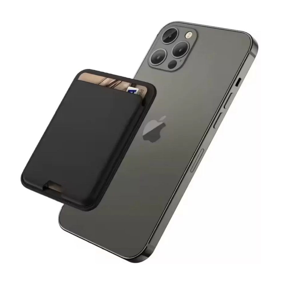 Viaje - PORTA TARJETAS MAGNETICO NEGRO