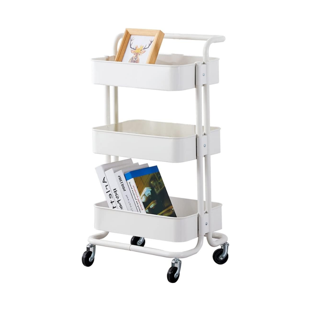 Trolly - ORGANIZADOR CON RODOS TROLLY BLANCO