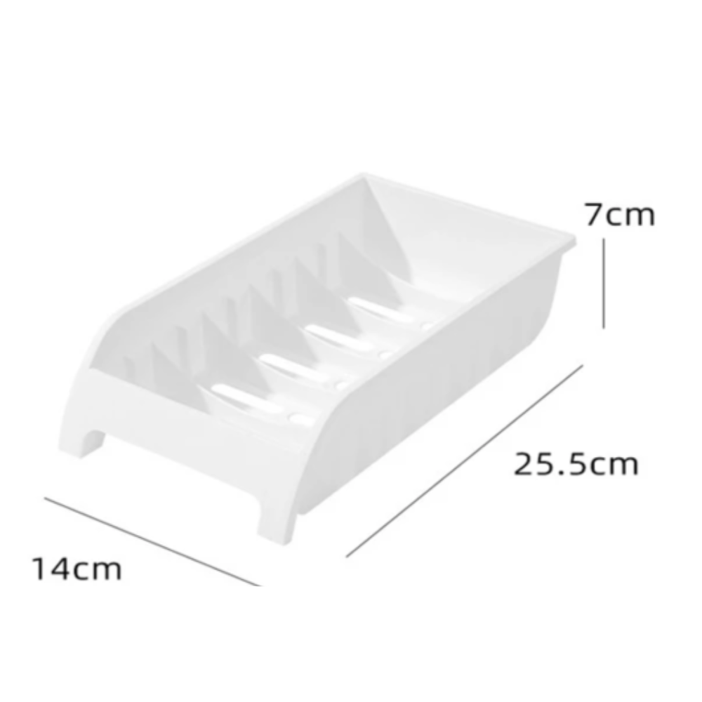 Diseño Vertical: Organiza tus platos o bowls de forma vertical para aprovechar mejor el espacio en tu cocina.
Material Plástico: Fabricado con plástico duradero y fácil de limpiar, ideal para uso diario.
Tamaño Ideal para Bowls: Perfecto para almacenar bowls de diferentes tamaños, manteniéndolos organizados y accesibles.