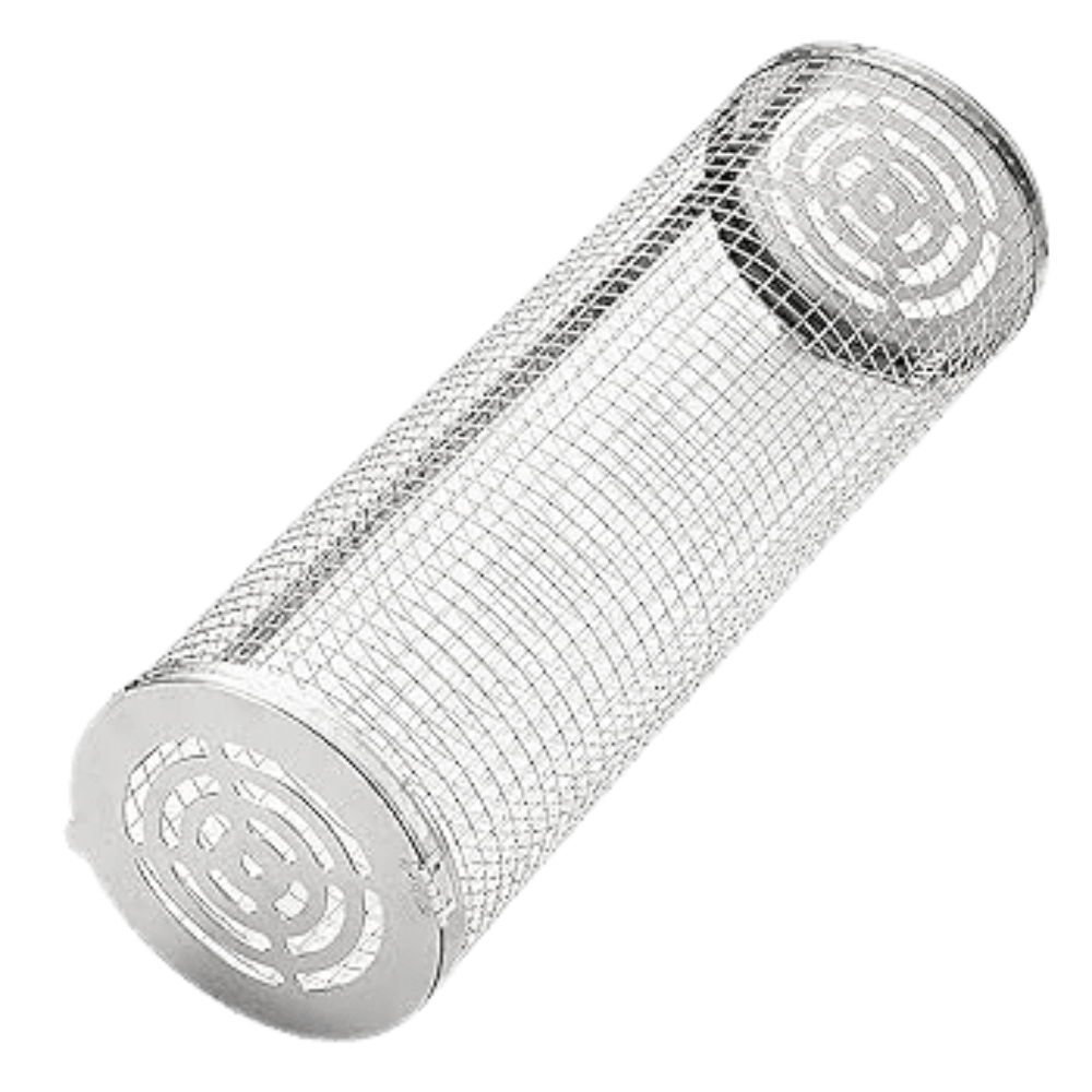 Roller canasta cilíndrica acero inoxidable para parrilla asados vegetales - Picky Club Guatemala